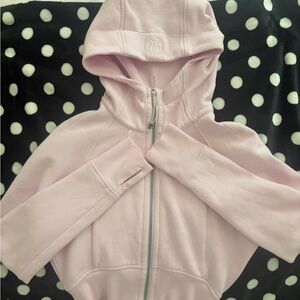 Lululemon Cropped Scuba Hoodie Light Pink